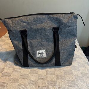 Herschel Supply Company Black and Gray Duffel Bag